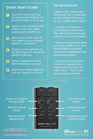 Quick Start Guide, Page 1